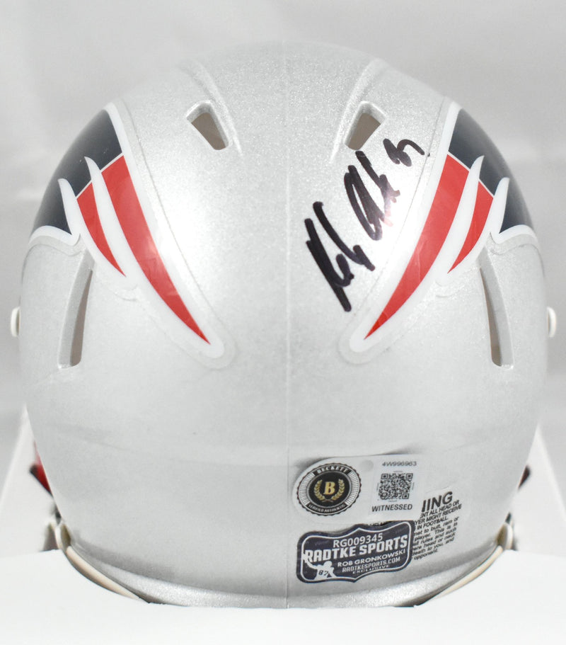 Rob Gronkowski Autographed New England Patriots Speed Mini Helmet