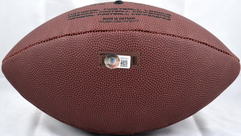 Steven Jackson Signed St. Louis Rams Wilson NFL Football