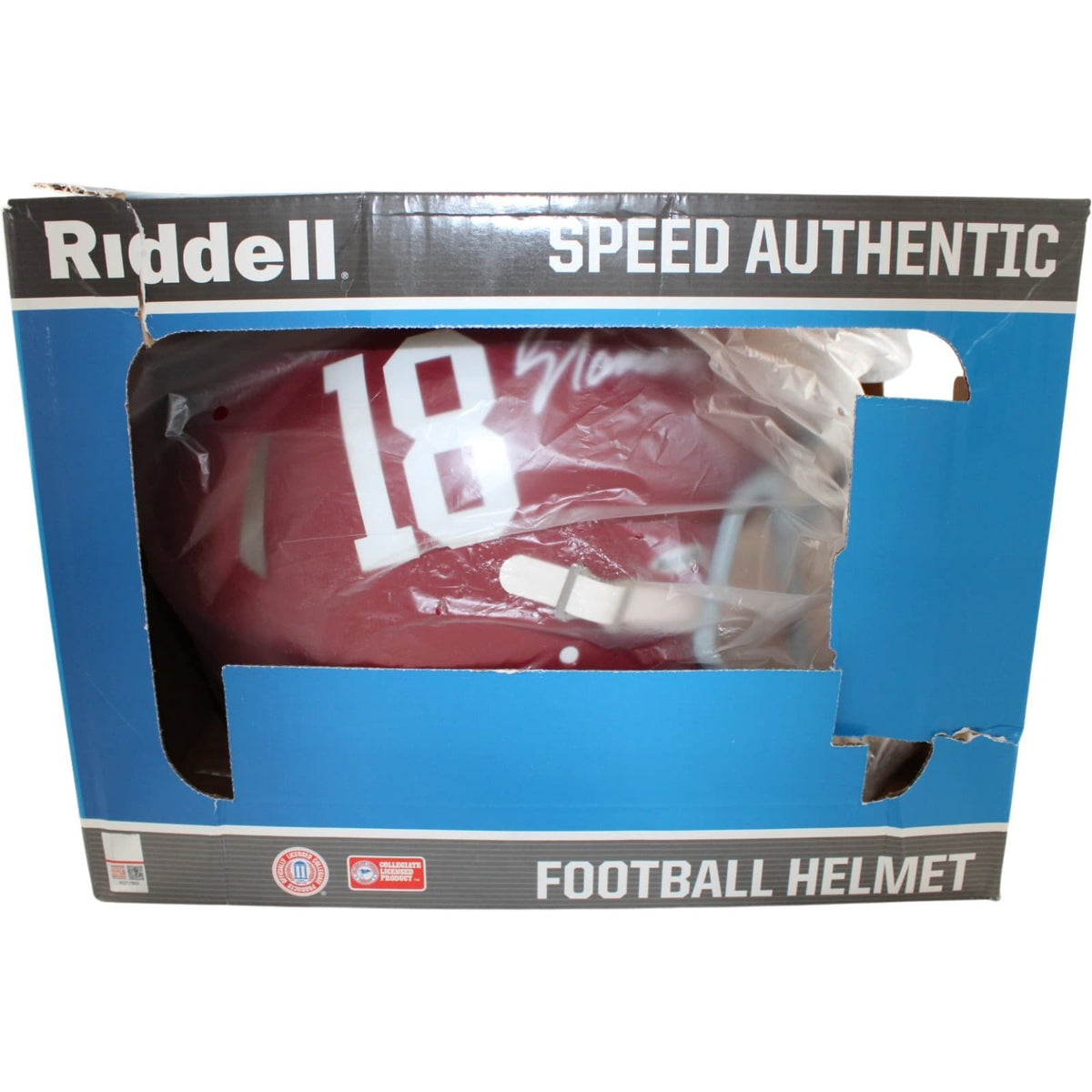 Joe Namath Signed Alabama Crimson Tide Full Size Proline Helmet