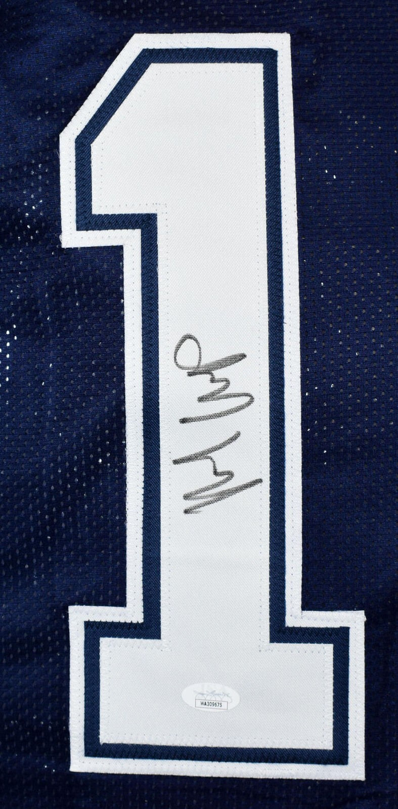 Michael Gallup Autographed Blue Custom Jersey