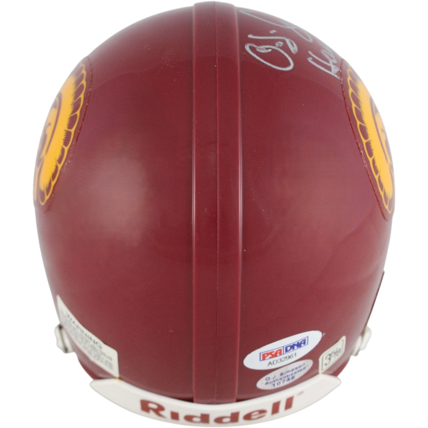 O.J. Simpson Signed USC Trojans VSR4 Mini Helmet (Heisman 68) PSA