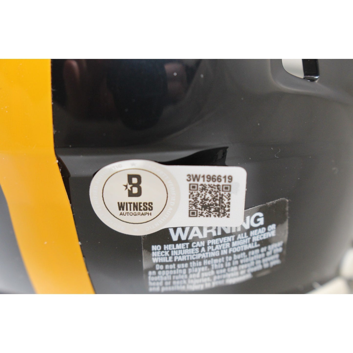 Jack Lambert Signed Pittsburgh Steelers Throwback Mini Helmet (HOF)