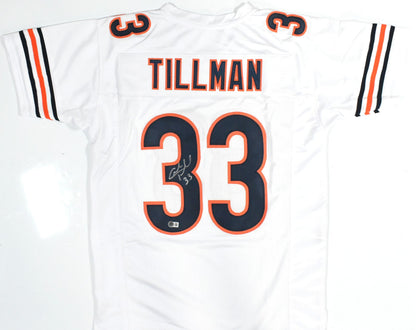 Charles Tillman Autographed Chicago Bears Custom White Jersey