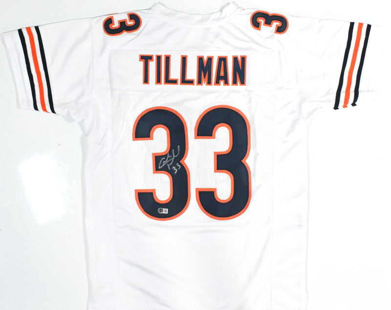 Charles Tillman Autographed Chicago Bears Custom White Jersey