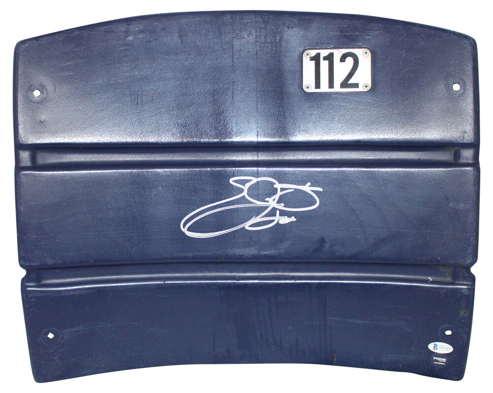 Emmitt Smith Autographed Dallas Cowboys Texas Stadium Seatback