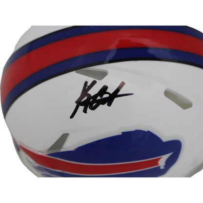 Keon Coleman Autographed Buffalo Bills Mini Helmet