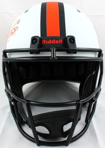 Ray Lewis, Frank Gore & Warren Sapp Signed Miami Hurricanes Lunar Helmet
