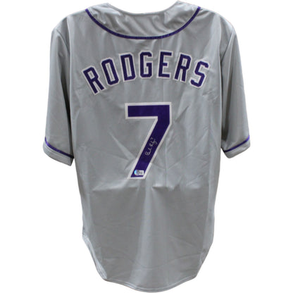 Brendan Rodgers Signed Grey Pro Style Jersey Beckett COA