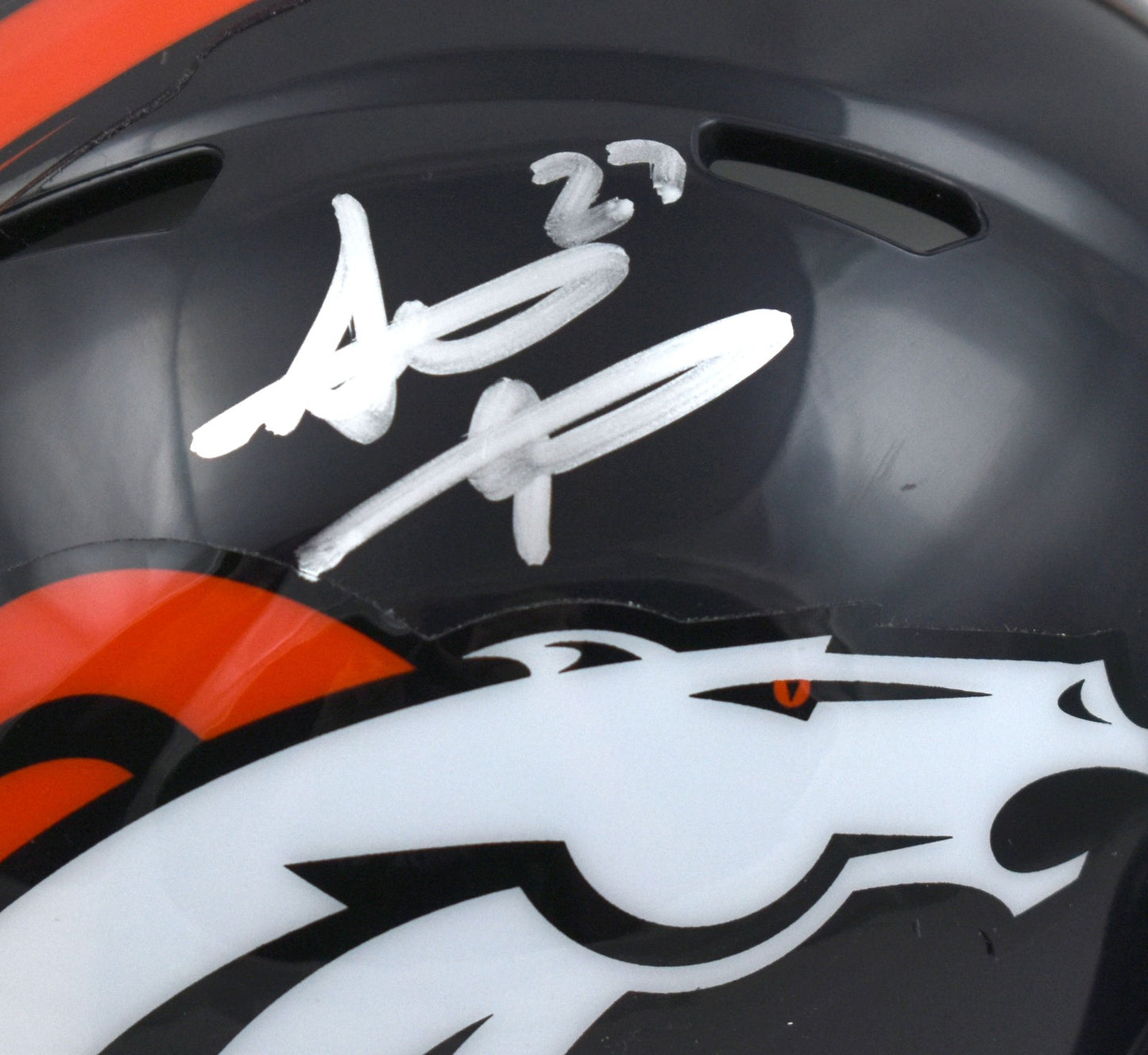 Steve Atwater Autographed Denver Broncos Speed Mini Helmet