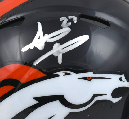 Steve Atwater Autographed Denver Broncos Speed Mini Helmet
