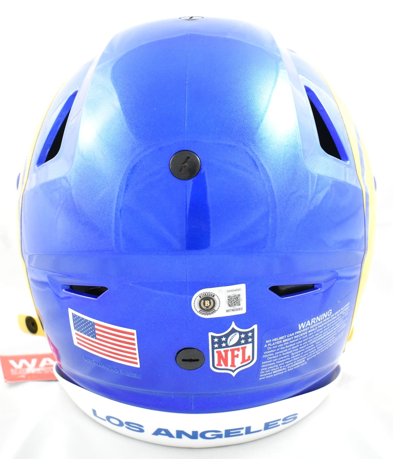 Torry Holt Autographed Los Angeles Rams Full Size Speedflex Helmet