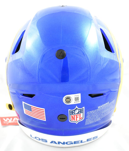 Torry Holt Autographed Los Angeles Rams Full Size Speedflex Helmet