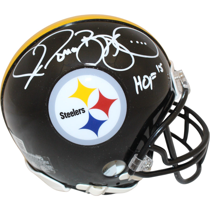 Jerome Bettis Pittsburgh Steelers Signed VSR4 Mini Helmet HOF