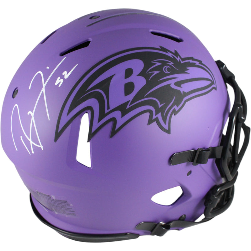 Ray Lewis Baltimore Ravens Full Size Rave Authentic Helmet Autographed
