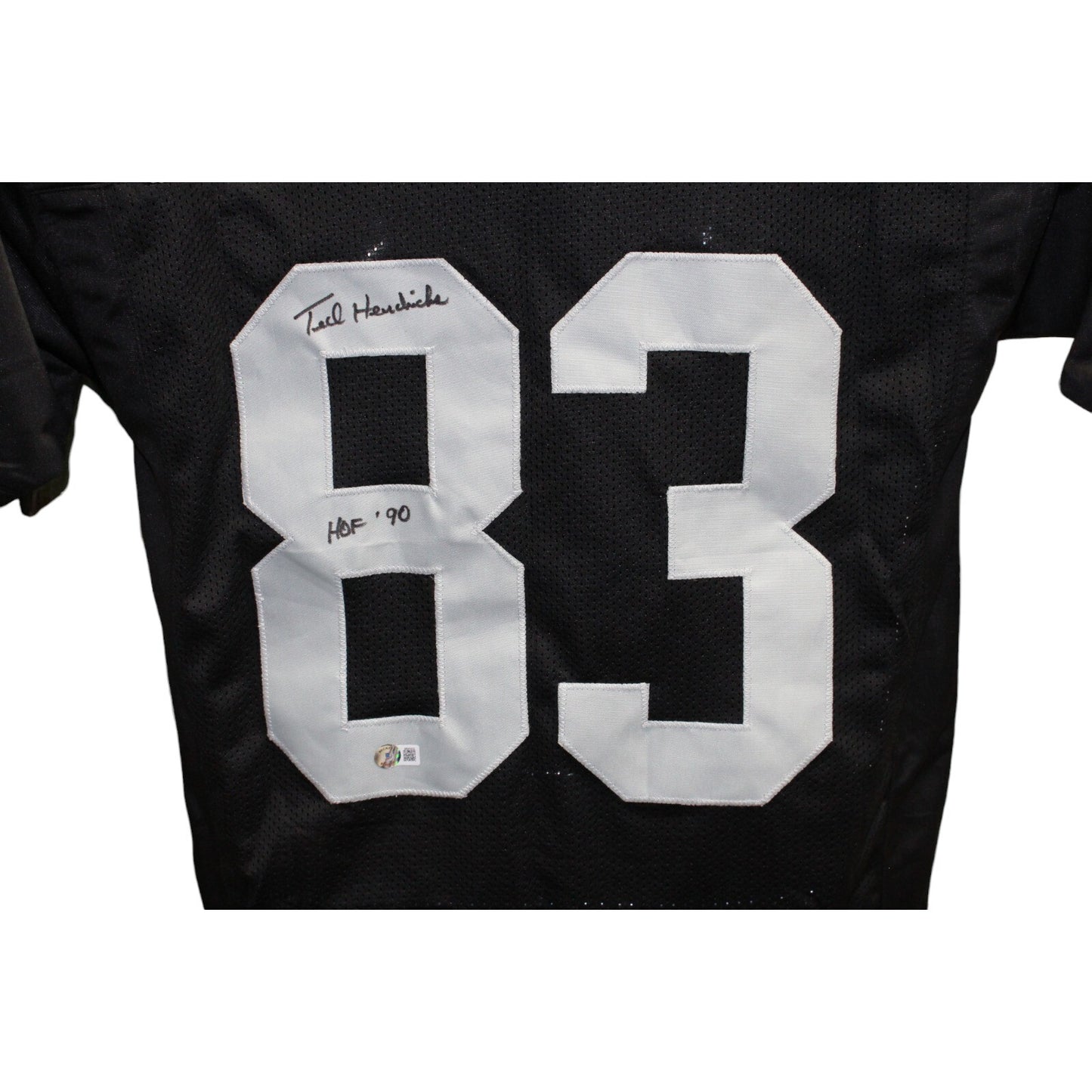 Ted Hendricks Autographed Oakland Raiders Pro Style Jersey (HOF)