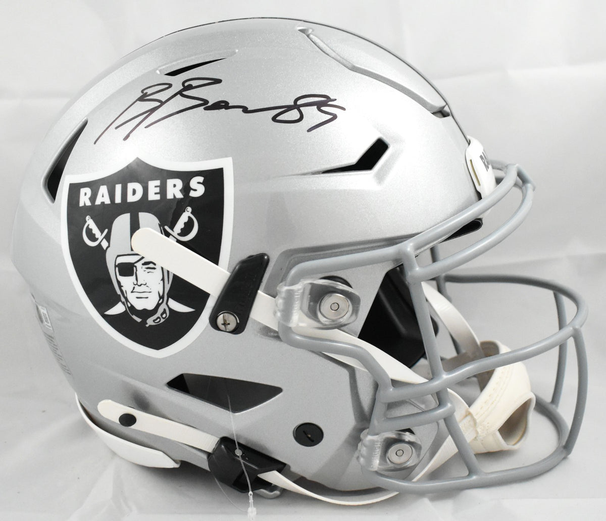 Brock Bowers Signed Las Vegas Raiders Full Size Speedflex Helmet
