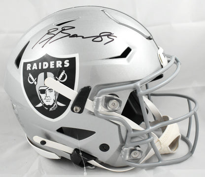 Brock Bowers Signed Las Vegas Raiders Full Size Speedflex Helmet