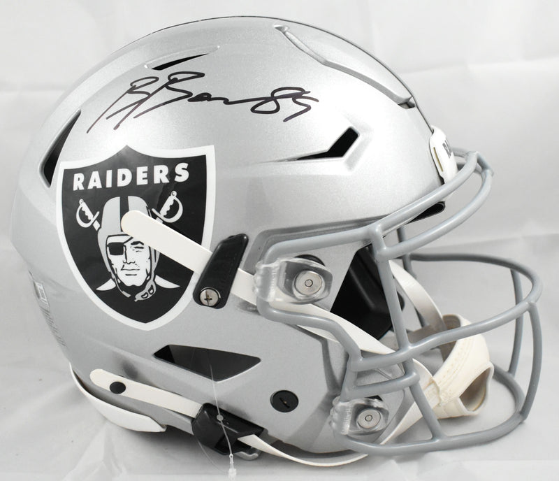 Brock Bowers Signed Las Vegas Raiders Full Size Speedflex Helmet