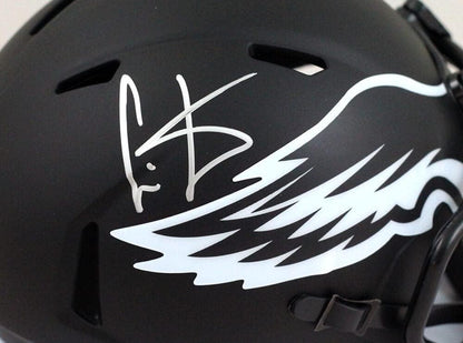 Cris Carter Signed Philadelphia Eagles Eclipse Speed Mini Helmet