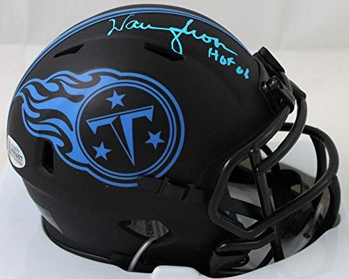 Warren Moon Autographed Tennessee Titans Eclipse Mini Helmet