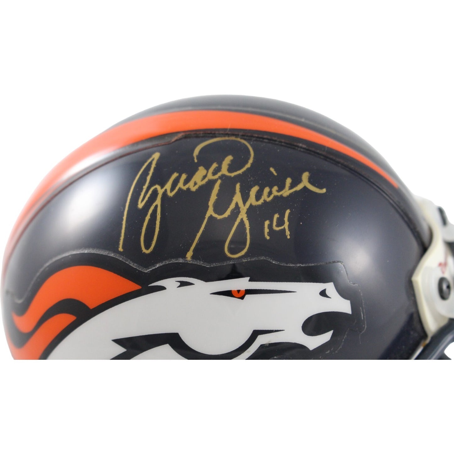 Brian Griese Signed Denver Broncos VSR4 Replica Mini Helmet
