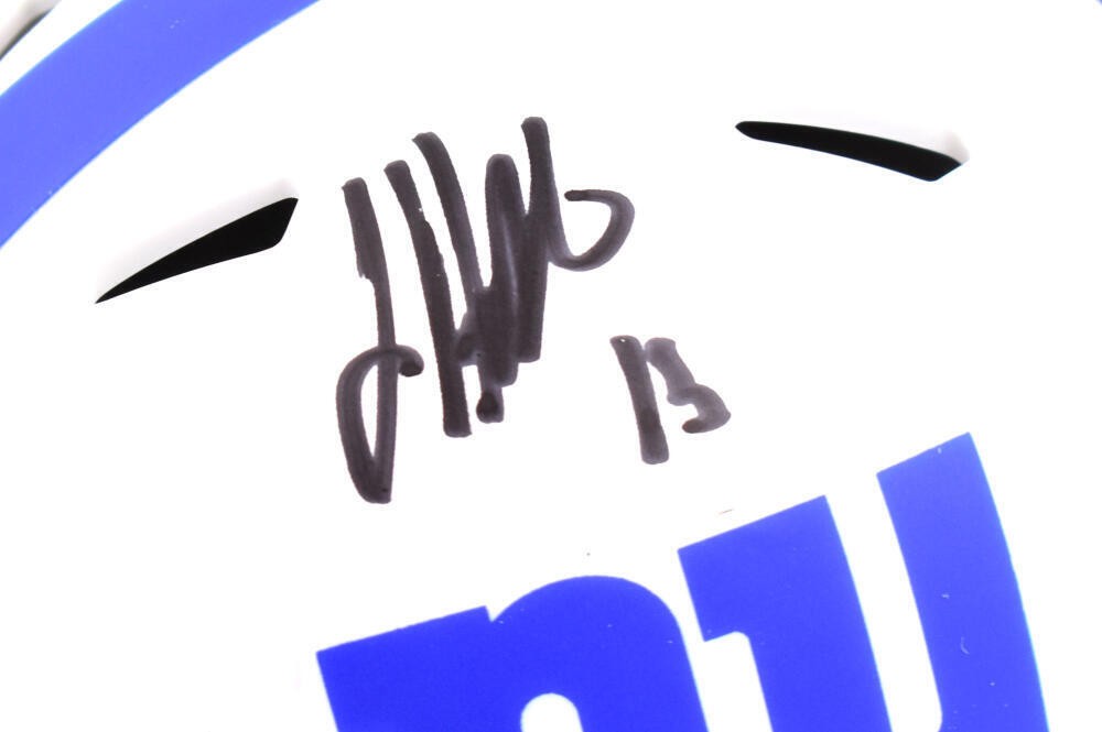 Jalin Hyatt Signed New York Giants Lunar Speed Mini Helmet