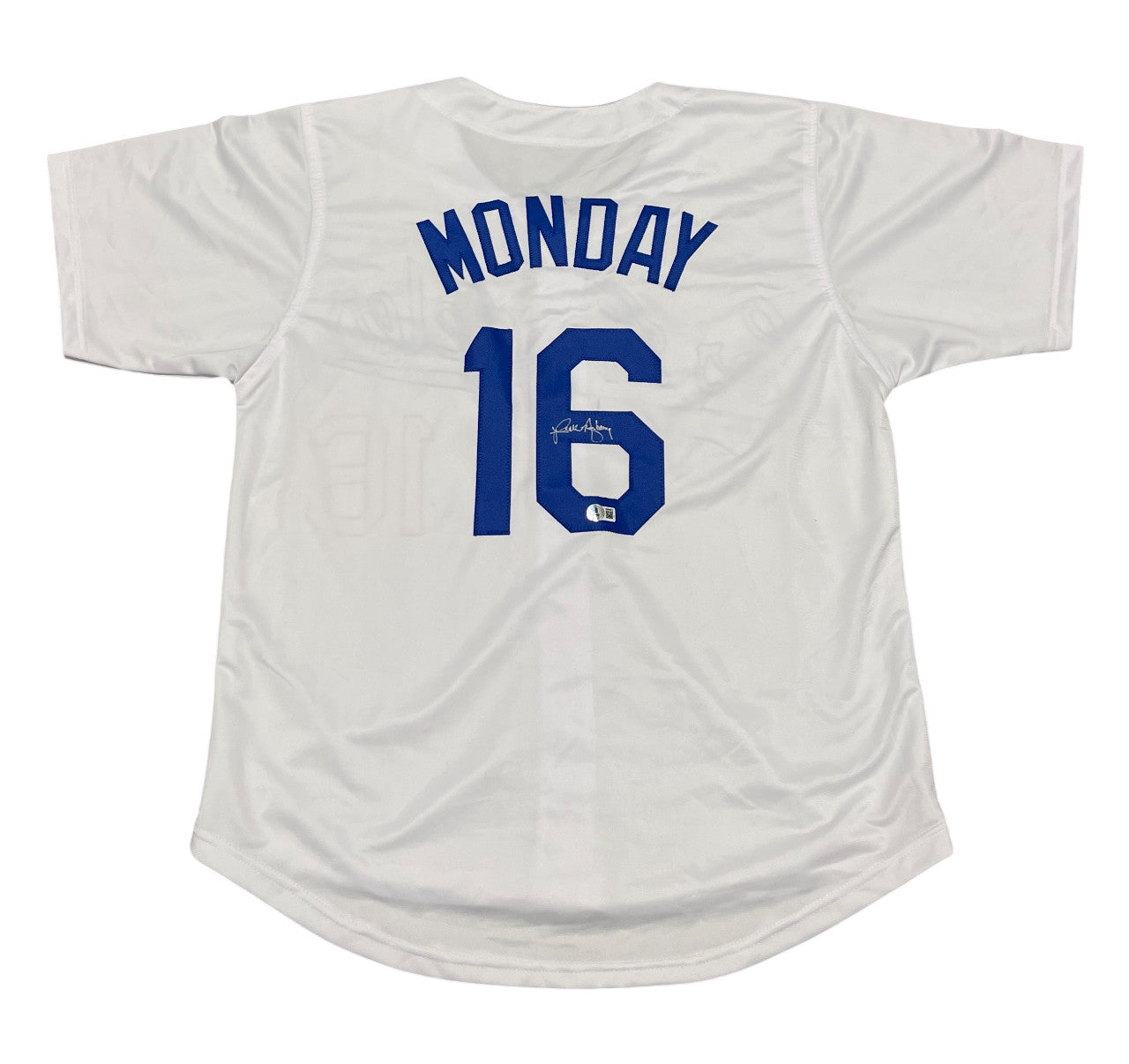 Rick Monday Los Angeles Dodgers Signed Custom Baseball Jersey (Beckett BAS)