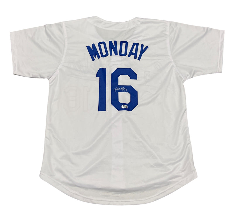 Rick Monday Los Angeles Dodgers Signed Custom Baseball Jersey (Beckett BAS)