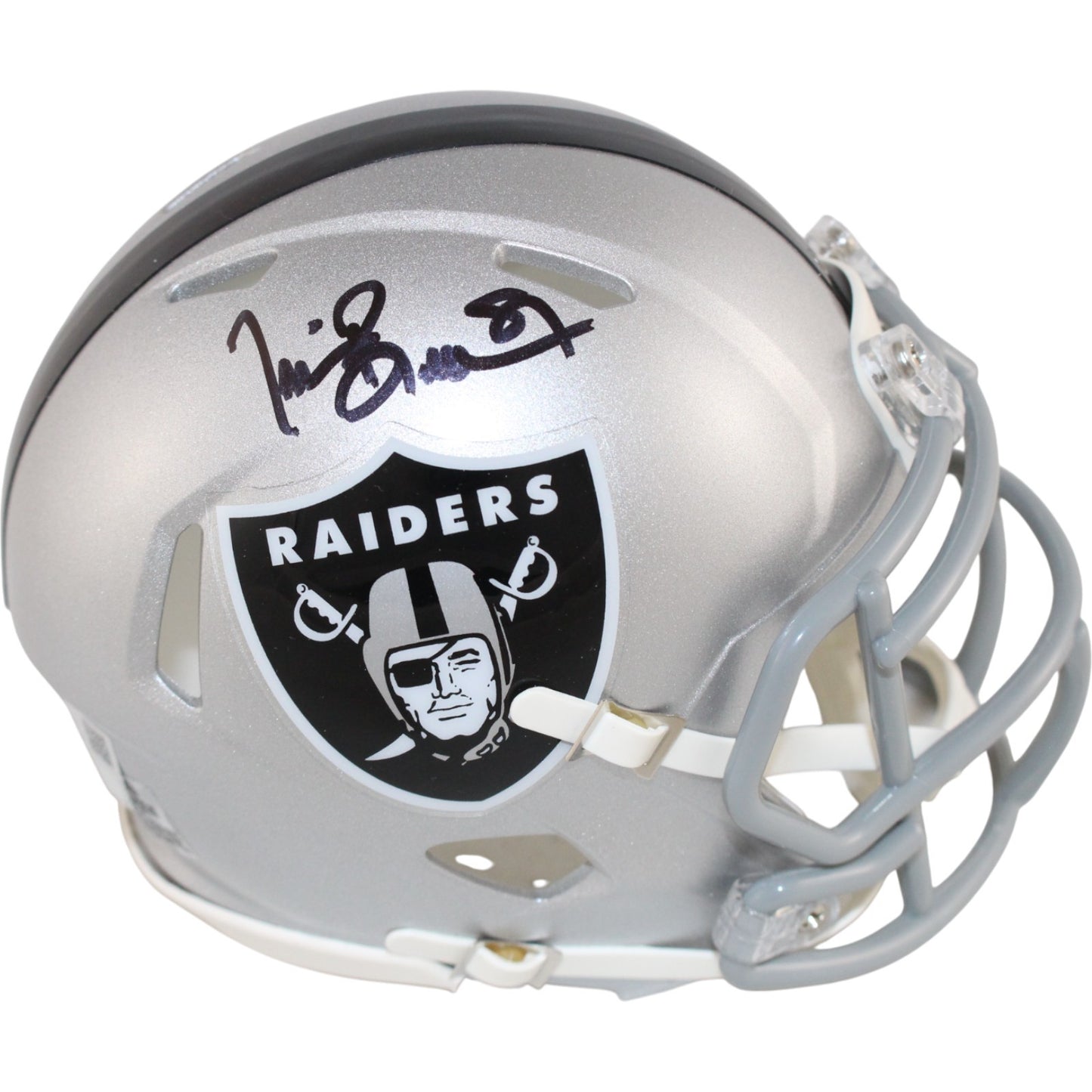 Tim Brown Oakland Raiders Autographed Mini Helmet