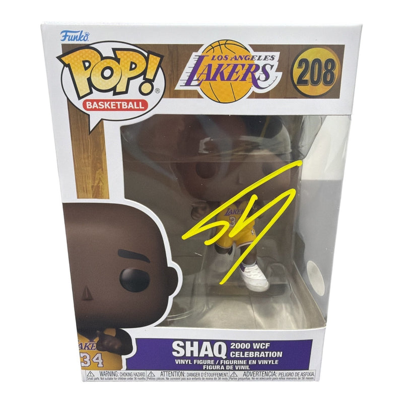 Shaquille O'Neal Signed Lakers 2000 WCF Celebration Funko Pop #208