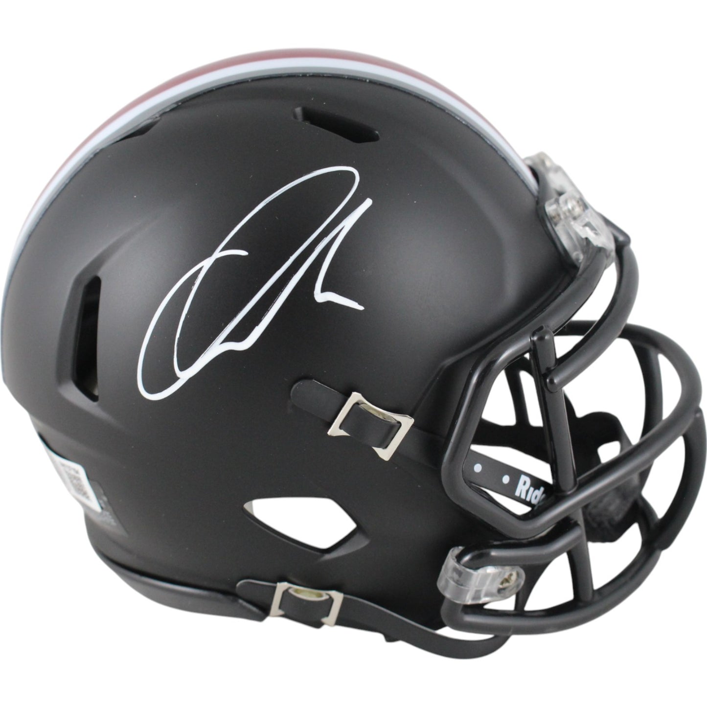 Quinshon Judkins Autographed Ohio State Buckeyes Speed Mini Helmet