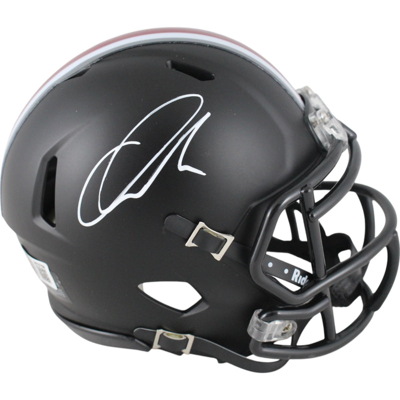 Quinshon Judkins Autographed Ohio State Buckeyes Speed Mini Helmet