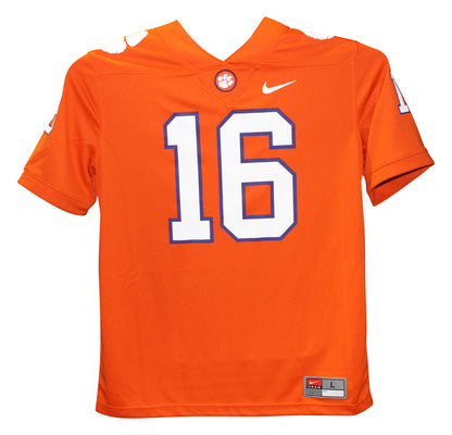 Trevor Lawrence Autographed Clemson Tigers Orange Nike Jersey