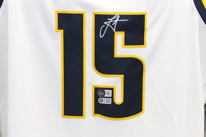 Nikola Jokic Signed Denver Nuggets Nike White Jersey Beckett