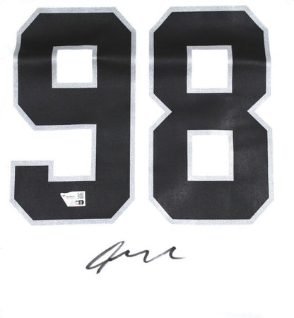 Maxx Crosby Autographed Las Vegas Raiders White Nike Jersey