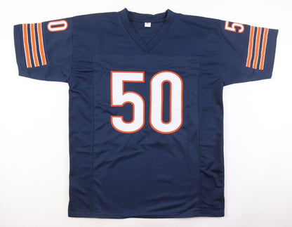 Mike Singletary Signed Chicago Bears Custom Jersey JSA COA