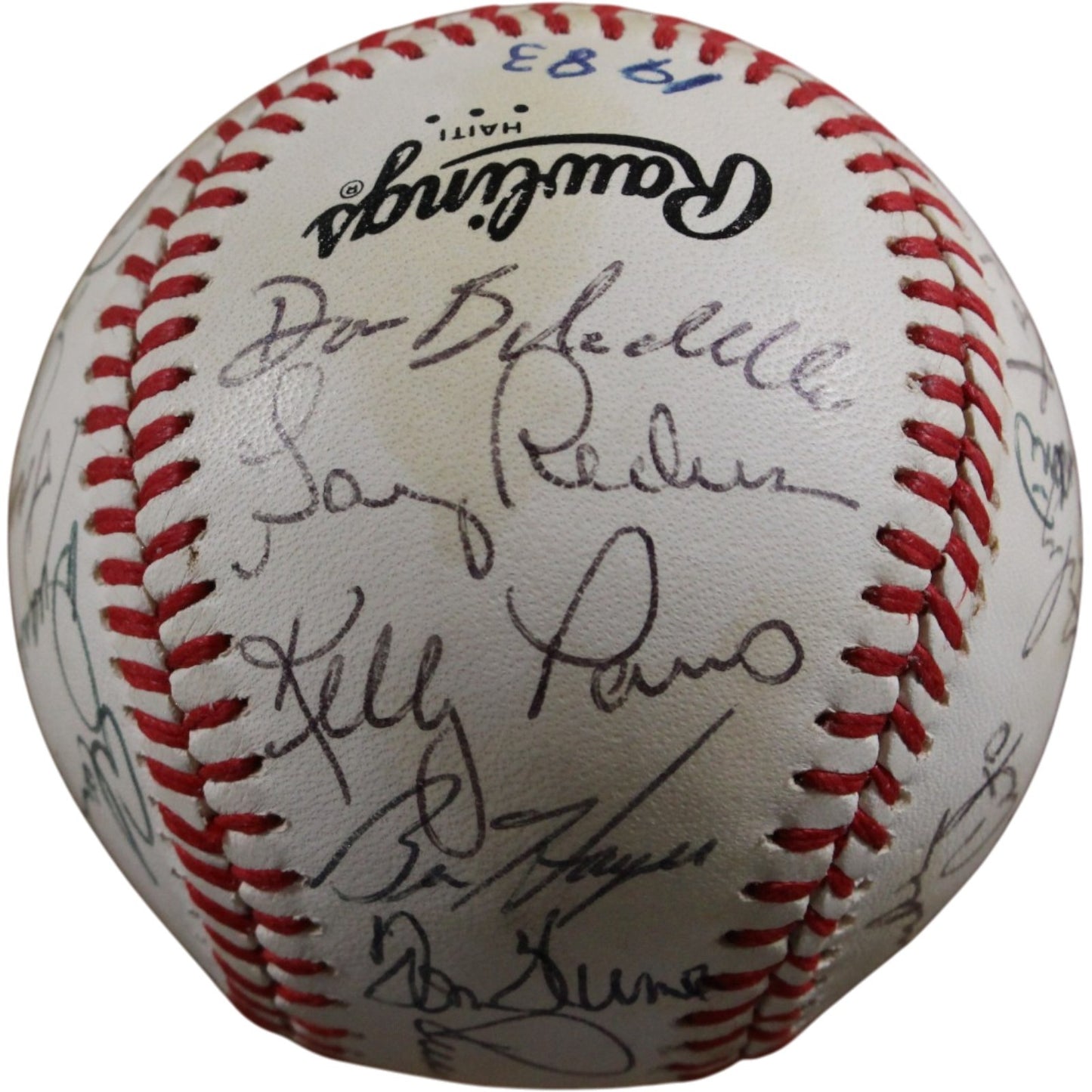 Cincinnati Reds 1983 Team Signed Baseball - Johnny Bench & 23 Others (Beckett)