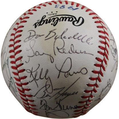 Cincinnati Reds 1983 Team Signed Baseball - Johnny Bench & 23 Others (Beckett)