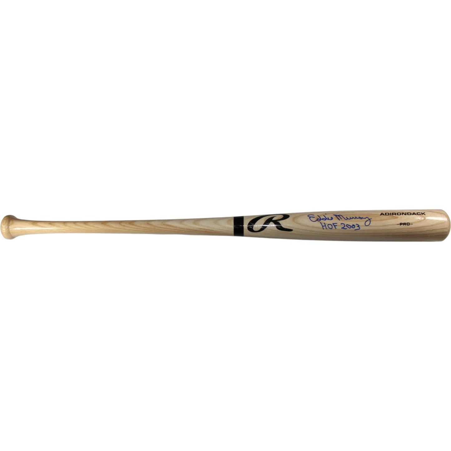 Eddie Murray Autographed Baltimore Orioles Blonde Baseball Bat (HOF Inscription)