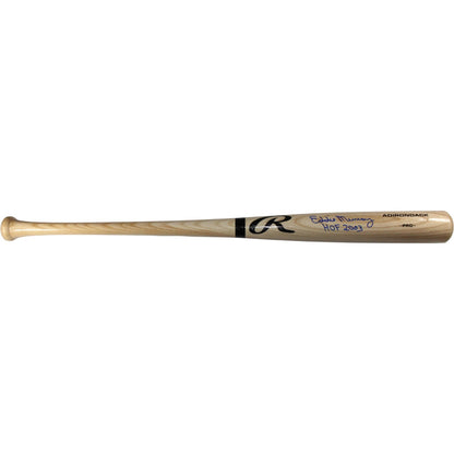 Eddie Murray Autographed Baltimore Orioles Blonde Baseball Bat (HOF Inscription)