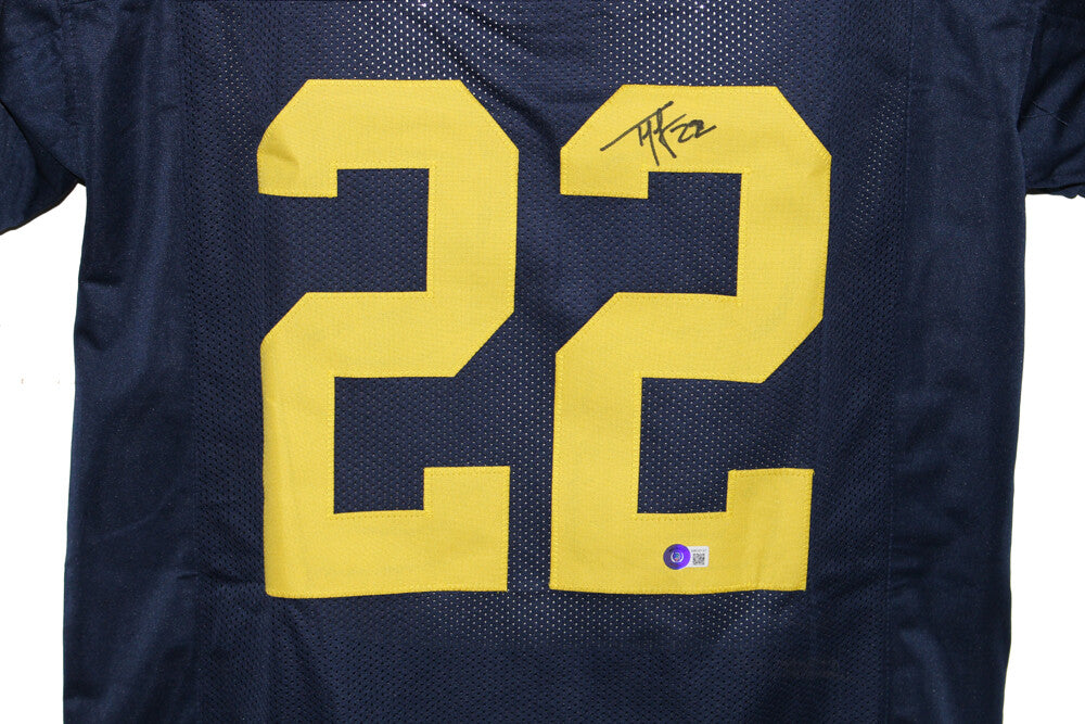 Ty Law Autographed Michigan Wolverines Custom College Style Jersey