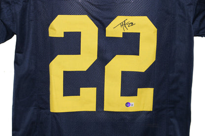 Ty Law Autographed Michigan Wolverines Custom College Style Jersey
