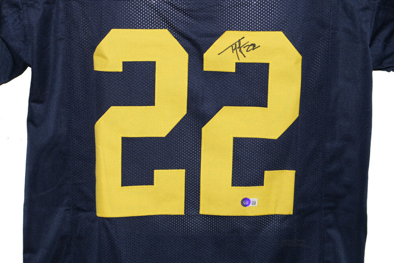 Ty Law Autographed Michigan Wolverines Custom College Style Jersey