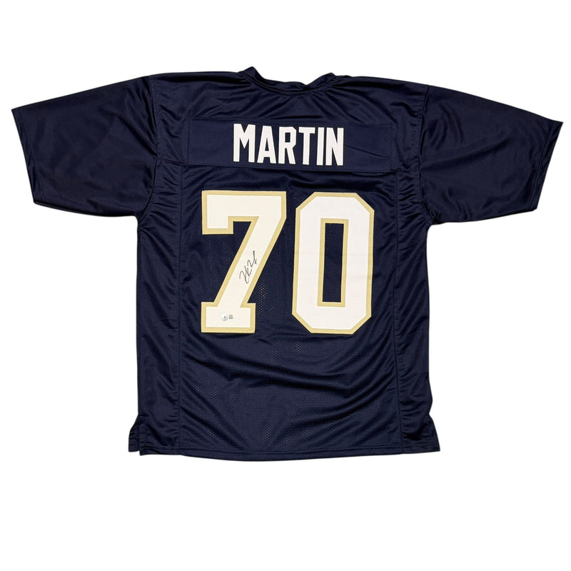 Zack Martin Autographed Notre Dame Fighting Irish Custom Jersey (BAS COA)
