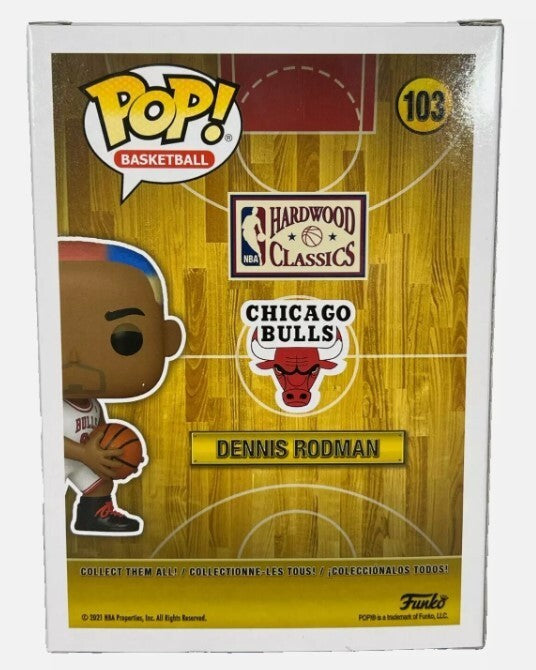 Dennis Rodman Signed Chicago Bulls "The Worm" Funko Pop #103