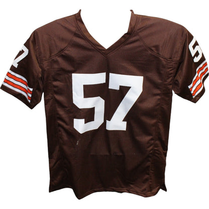 Clay Matthews Sr. Autographed Cleveland Browns Pro Style Jersey