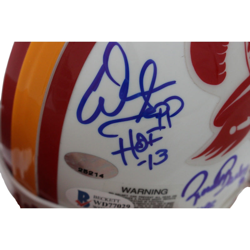 Lee Roy Selmon & Buccaneers Legends Signed Throwback Mini Helmet