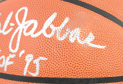 Kareem Abdul-Jabbar Autographed Wilson NBA Basketball - Inscribed HOF