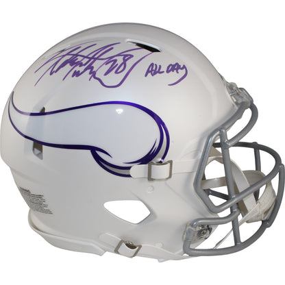 Adrian Peterson Signed Minnesota Vikings 2024 Alternate Full Size Helmet
