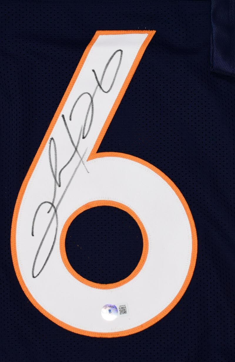 Clinton Portis Signed Blue Custom Jersey